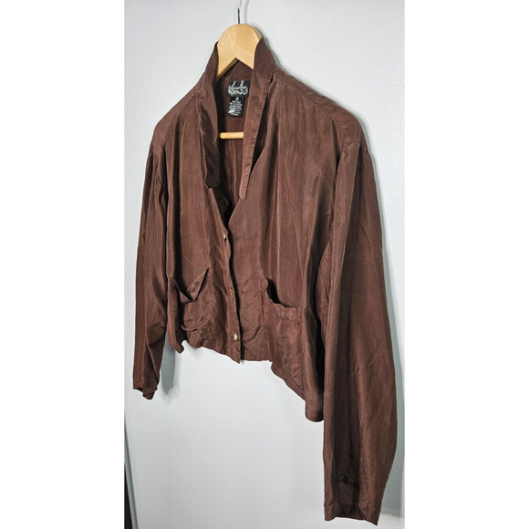 Vintage Brown Women's Top - Picture 3 of 8